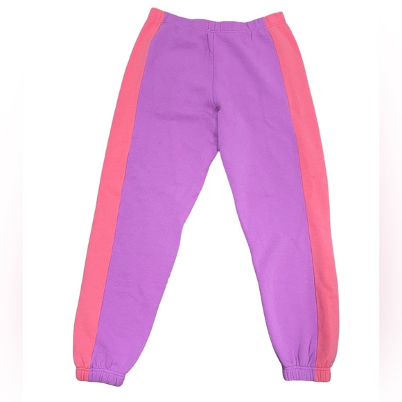 ⚡️SOLD⚡️UGG Jayleen Color Blocked Sweatpant Purple Brushed Fleece Cotton Pant - Picture 5 of 14